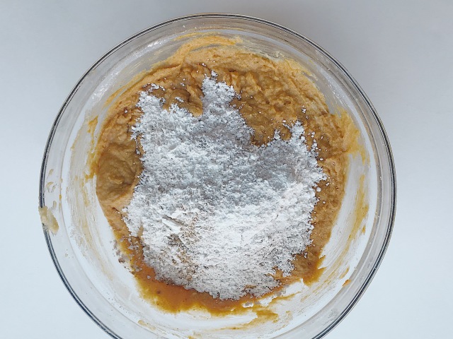 batter with flour